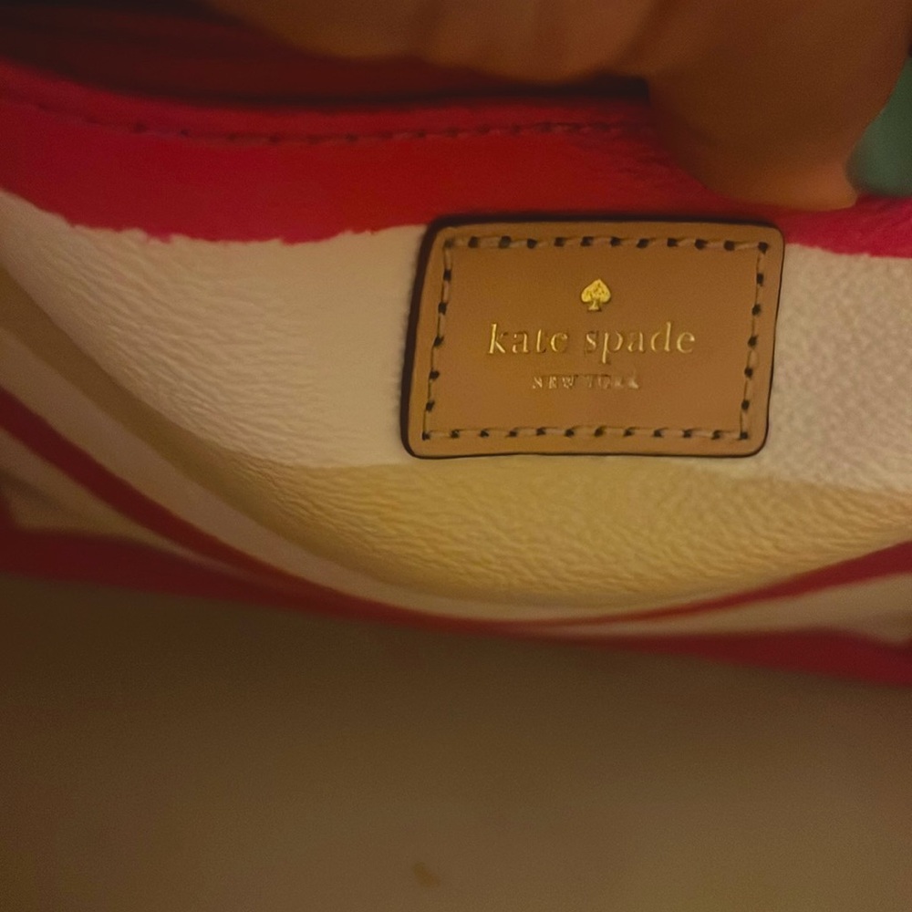 Kate Spade  Bondi Road Harmony,Pink  and Cream striped tote bag - Picture 5 of 6
